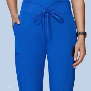 royal blue scrub set